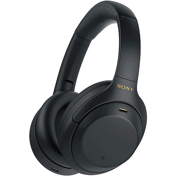 Bezvadu austiņas Sony WH-1000XM4. melna