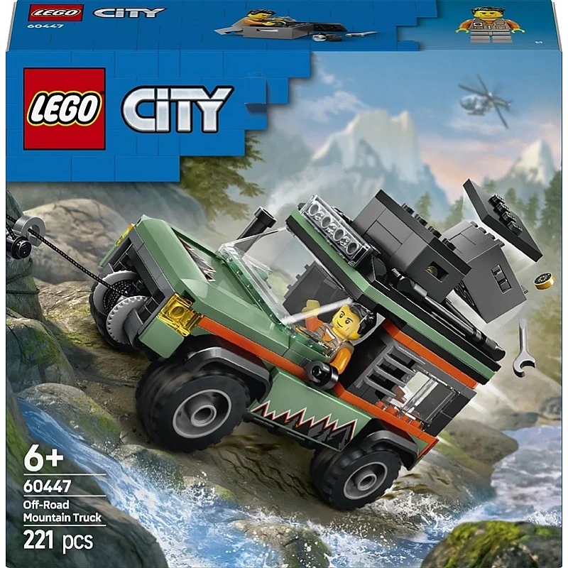 LEGO® City Off-Road 4x4 Mountain Truck 60447. 221 vnt.