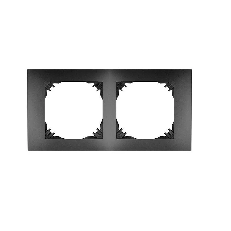 Dvivietis rėmelis ELEKTRO-PLAST VESTRA. juodos spalvos