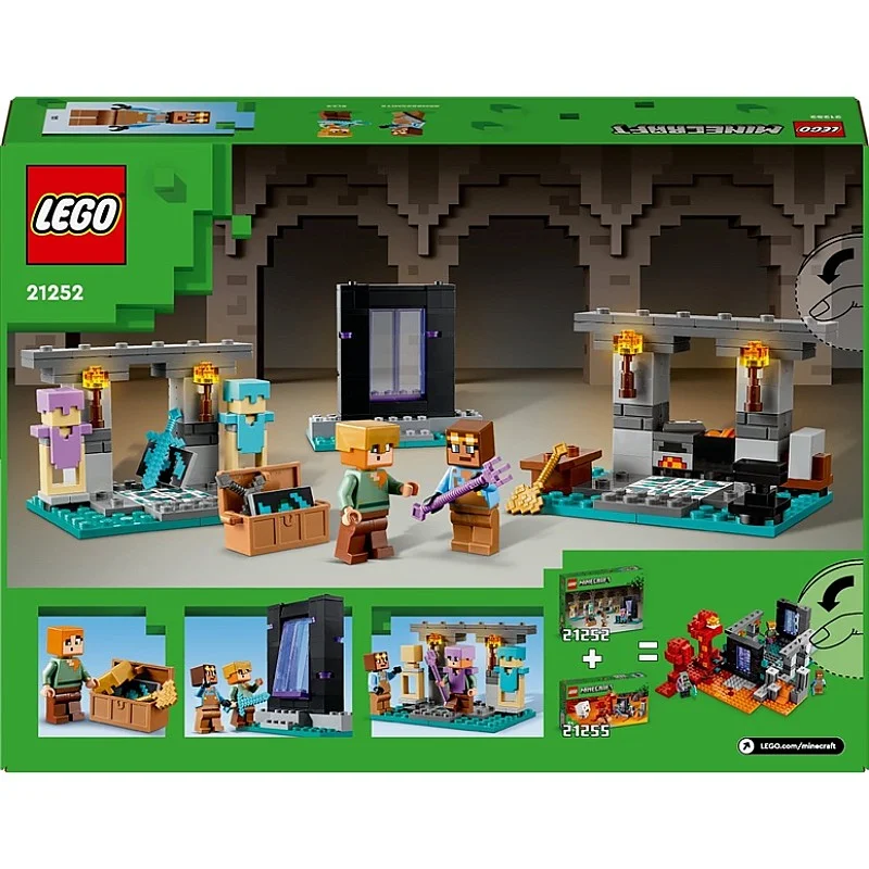 Konstruktorius LEGO® Minecraft Ginklinė 21252 Konstruktorius LEGO® Minecraft Ginklinė 21252