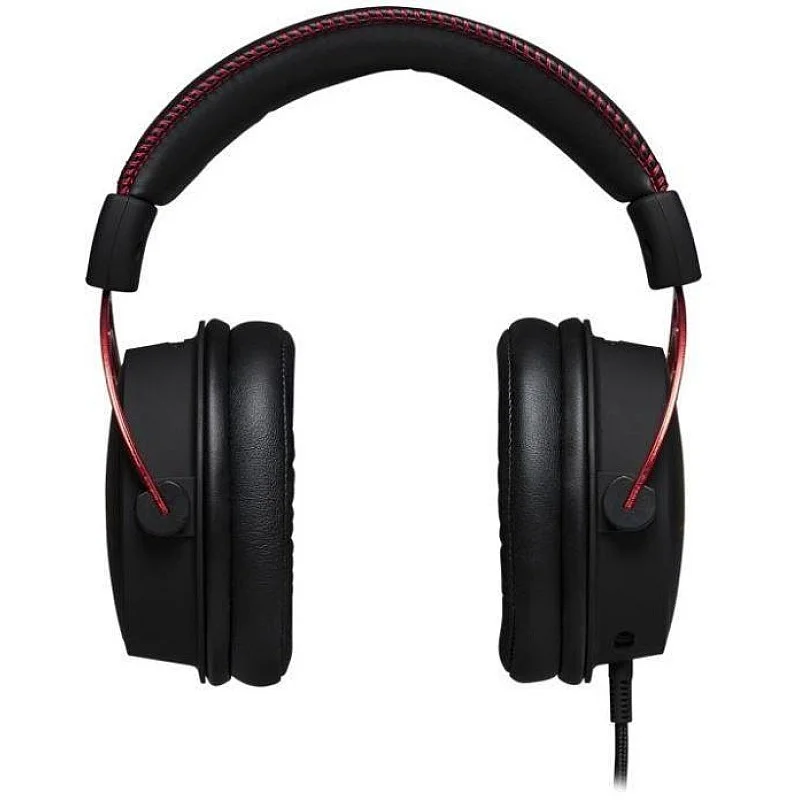Spēļu austiņas Kingston Alpha Pro. melna/sarkana Spēļu austiņas Kingston Alpha Pro. melna/sarkana