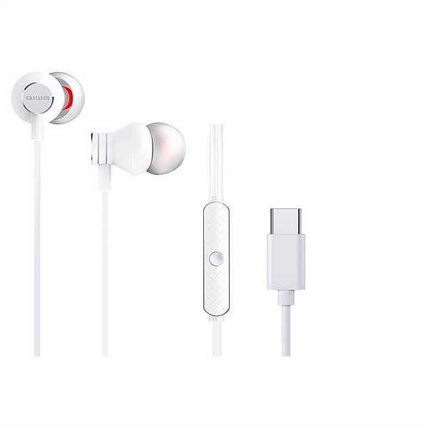 HEADPHONES USB-C ESTM-50 AIWA WHITE