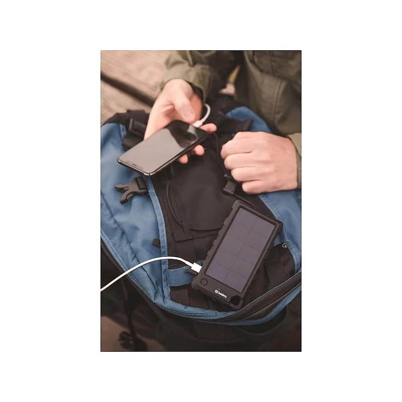 Nešiojamas įkroviklis (Power bank) Sandberg 10000 mAh juoda Nešiojamas įkroviklis (Power bank) Sandberg 10000 mAh juoda