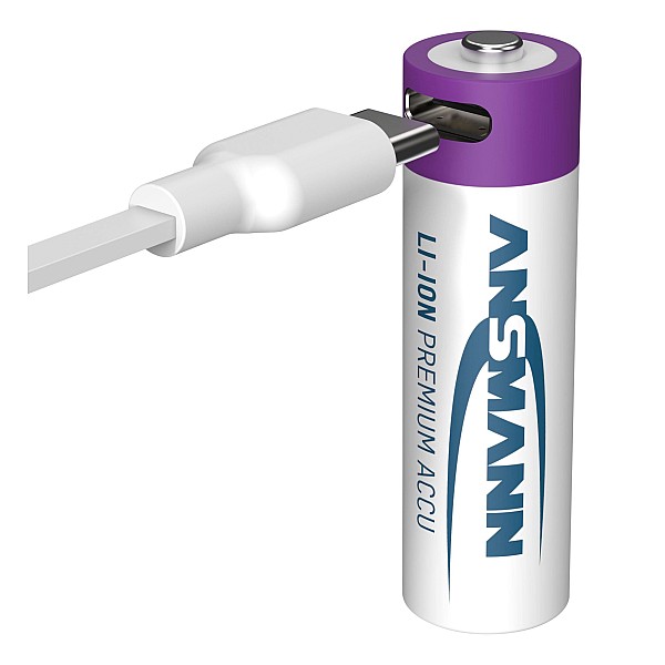 Įkraunami elementai ANSMANN AA. 1800 mAh. 1.5V. 4 vnt.