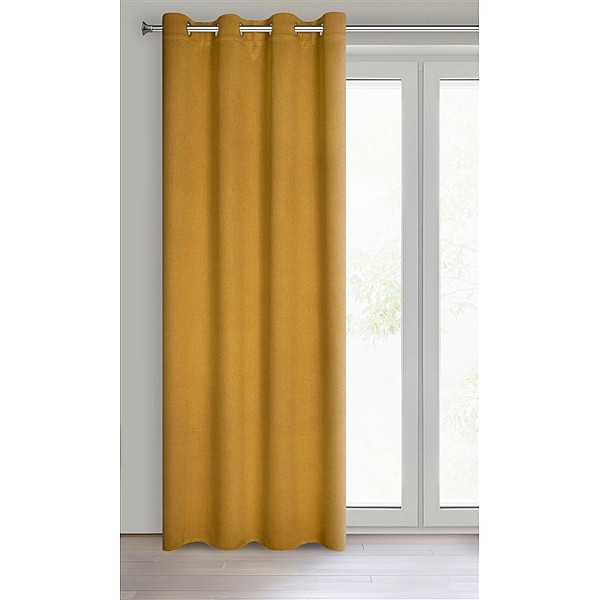 CURTAIN ZAS/CARLO/MIÓD 135X250CM MUSTAR