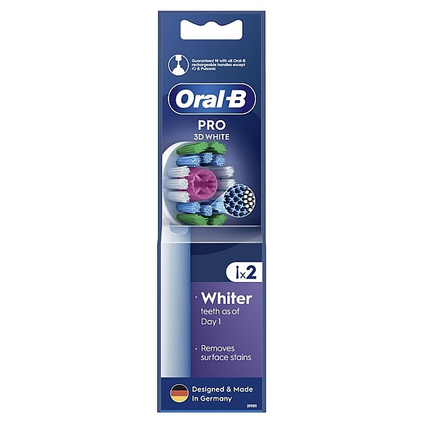 Dantų šepetėlio galvutė Oral-B EB18-2 3D. 2 vnt.