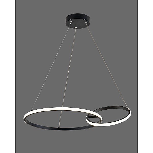 PENDANT LED LIGHT SIBIU 2XROUND 36W BL 4