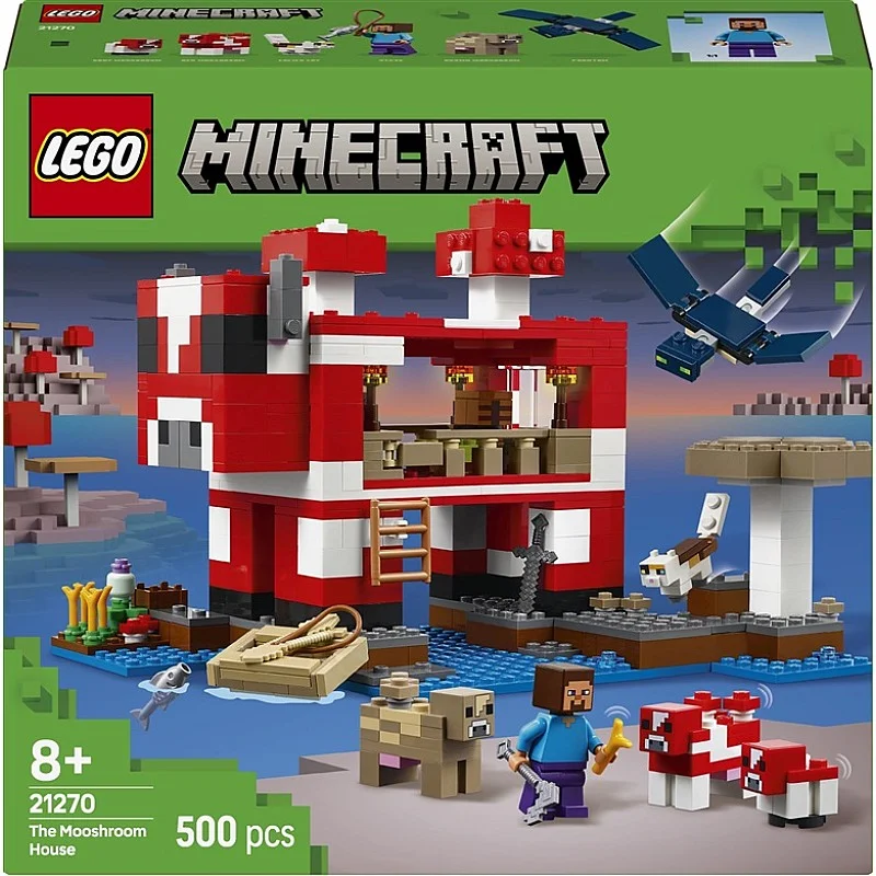 LEGO® Minecraft The Mooshroom House 21270. 500 vnt.