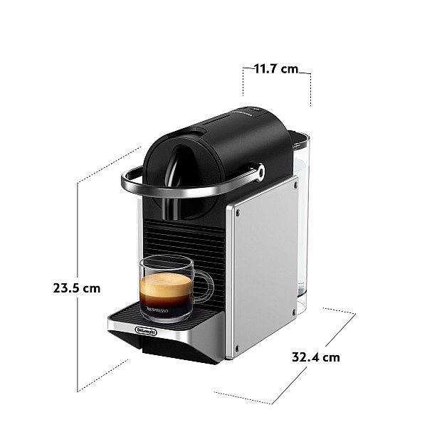 Kapsulas kafijas automāts Nespresso EN127.S. sudraba/melna