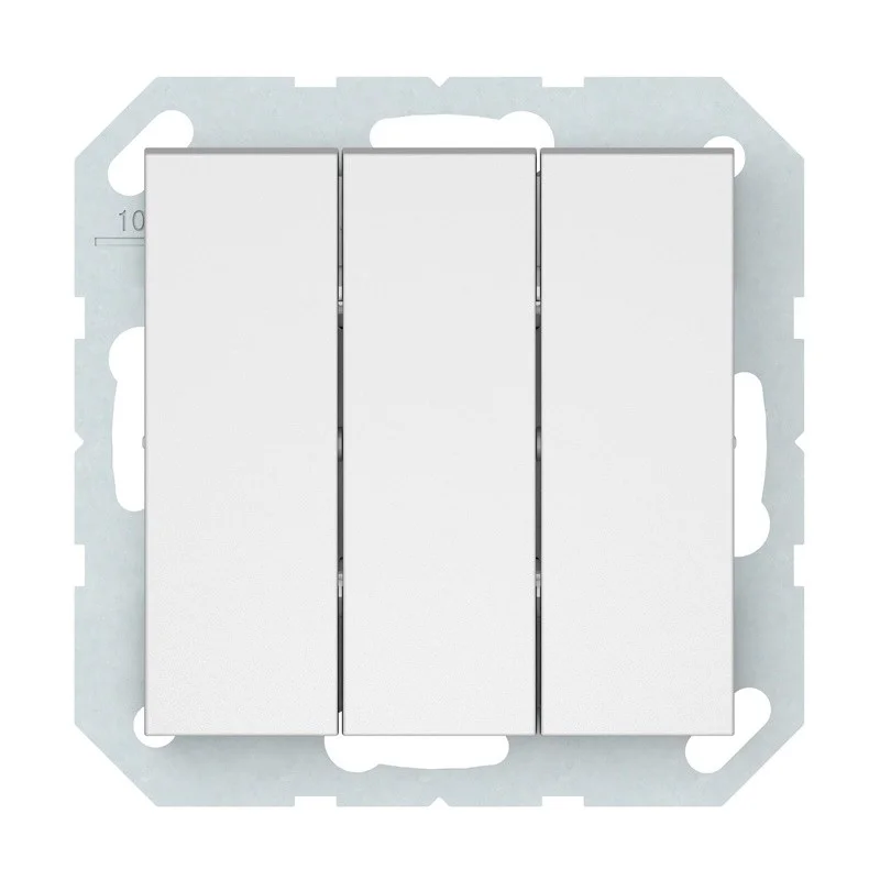 Jungiklis VILMA QR1000. 3 klav.. mat. baltos spalvos Jungiklis VILMA QR1000. 3 klav.. mat. baltos spalvos