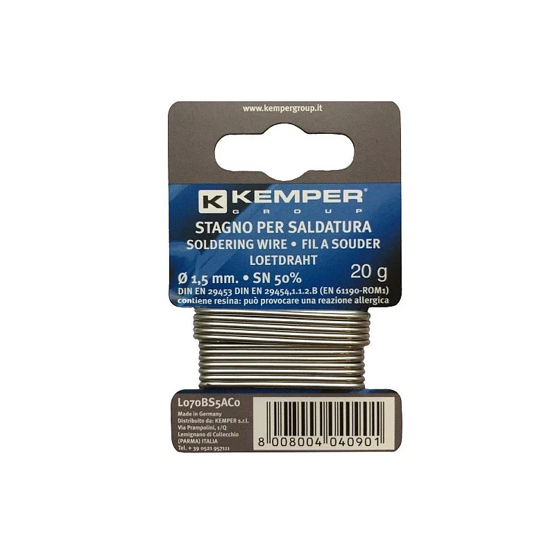 Lydmetalis Kemper. SN 50% 20g Lydmetalis Kemper. SN 50% 20g