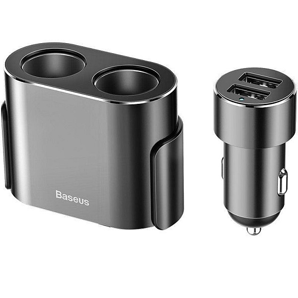 Lādētājs Baseus. Cigarette Lighter Socket/2 x USB