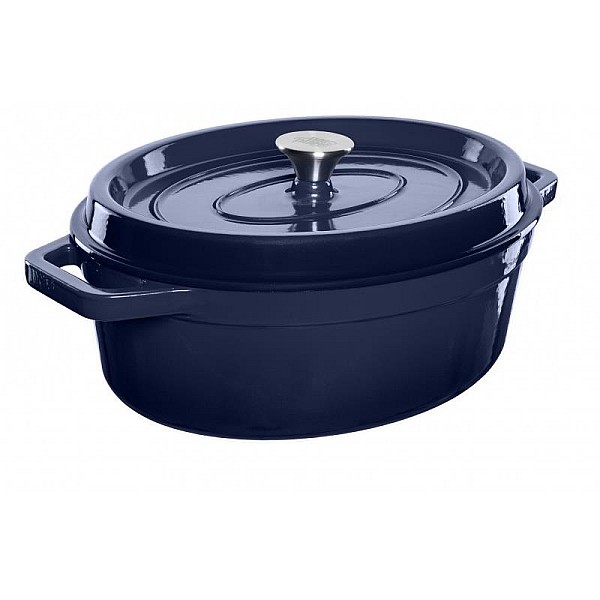 OVAL POT WITH A LID. 5.6L CAPACITY