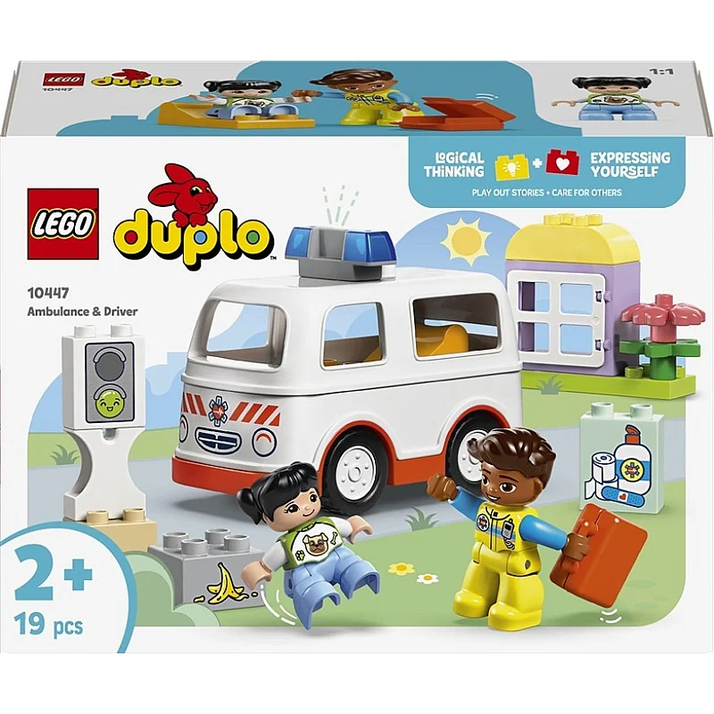 Konstruktorius LEGO® Duplo Ambulance & Driver 10447. 19 vnt.