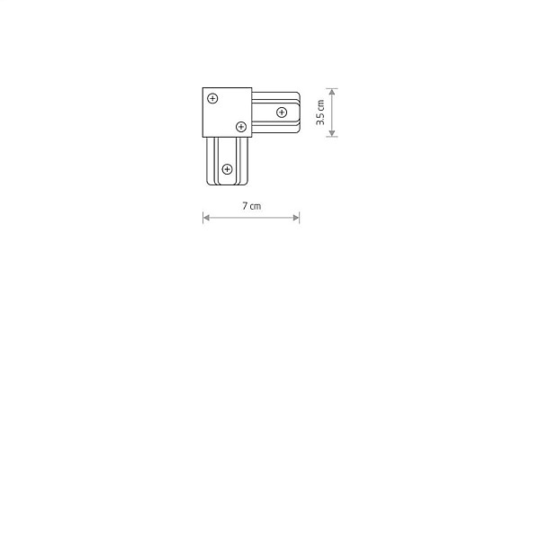 NOWODVORSKI TRC L CONNECTOR WH 9456