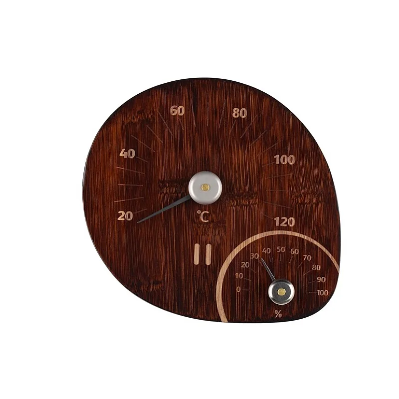 RENTO SAUNA THERMOM/HYGROMETER DARK BAMB