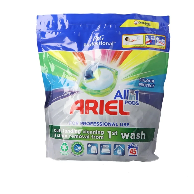 PODS WASHING ARIEL 3IN1 COLOR 45PCE