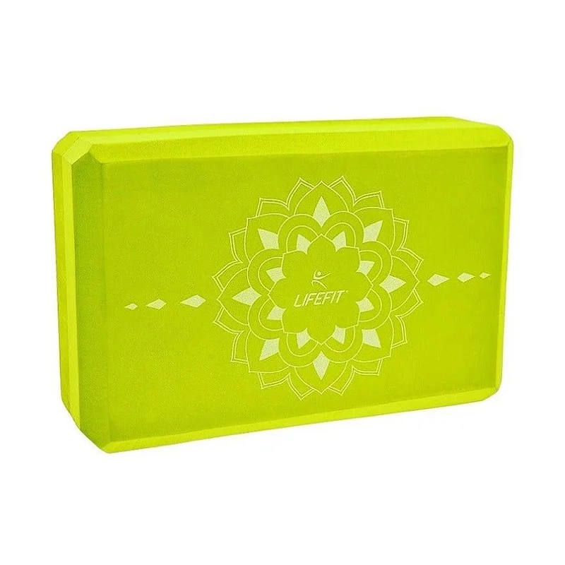 YOGA BLOCK LIFEFIT BOGA GREEN
