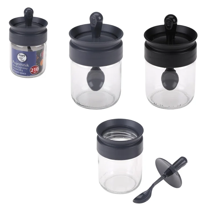 JAR SPICE 210ML PLASTIC