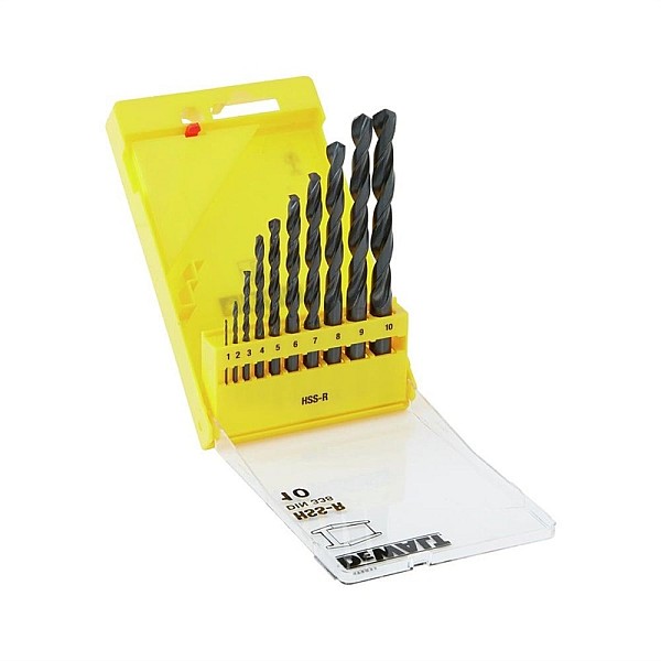 HSS - R 10 PCE DRIL BIT SET