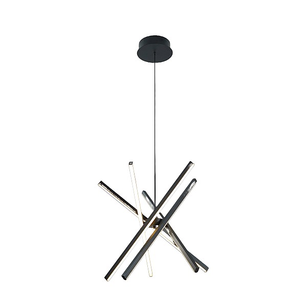 PENDANT LED LIGHT SIBIU 48W 4000K BLACK