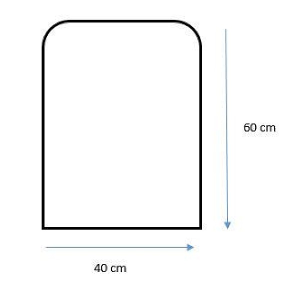 SPOGULIS PIEK.BEZ RĀMJA C-EDGE ARCH 40X6