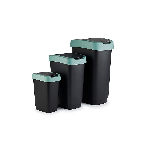 SWING BIN 10L TWIST GREEN