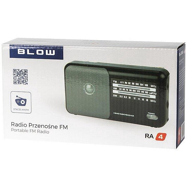 RADIO RECEIVER BLOW RA4 BLACK