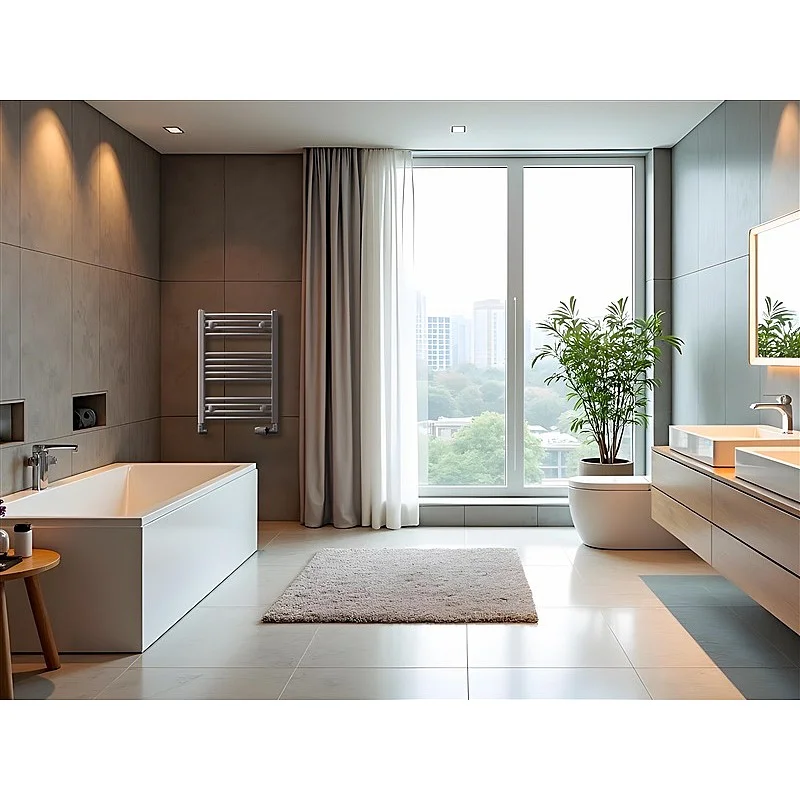 Vanden. rankšl. džiovintuv. Korado. lenktas. balta. 50x70 cm Vanden. rankšl. džiovintuv. Korado. lenktas. balta. 50x70 cm