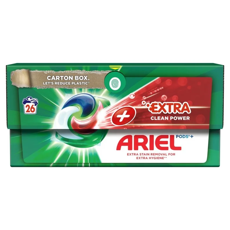 Kapsulas mazgāšanai Ariel extra clean. 26 gab. Kapsulas mazgāšanai Ariel extra clean. 26 gab.