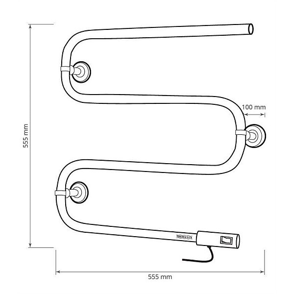 ELECTRIC TOWEL DRYER BK-107-50C STEEL