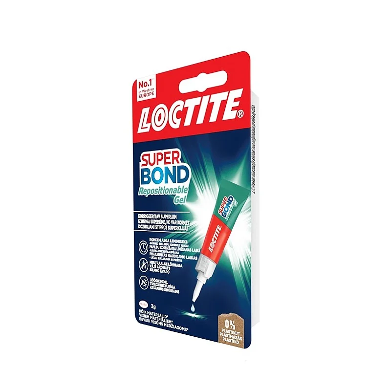 Līme kontakti Loctite Super Bond Pure Gel 3 g Līme kontakti Loctite Super Bond Pure Gel 3 g