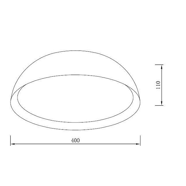 Lampa plafons Domoletti SIAN. 30 W. 4000 °K