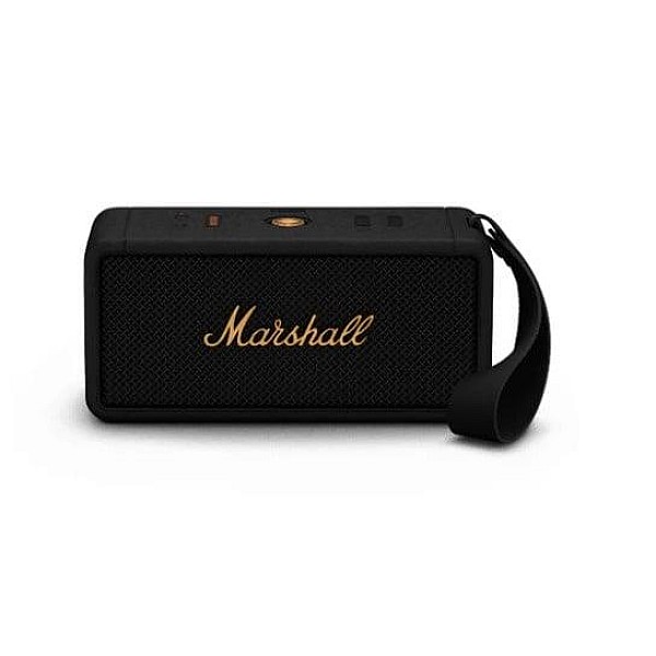 Bezvadu skaļrunis Marshall Middleton. zelta/melna. 60 W