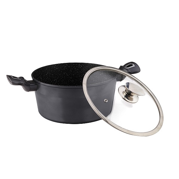 CASSEROLE DOMOLETTI GREY META D28CM 6.3L