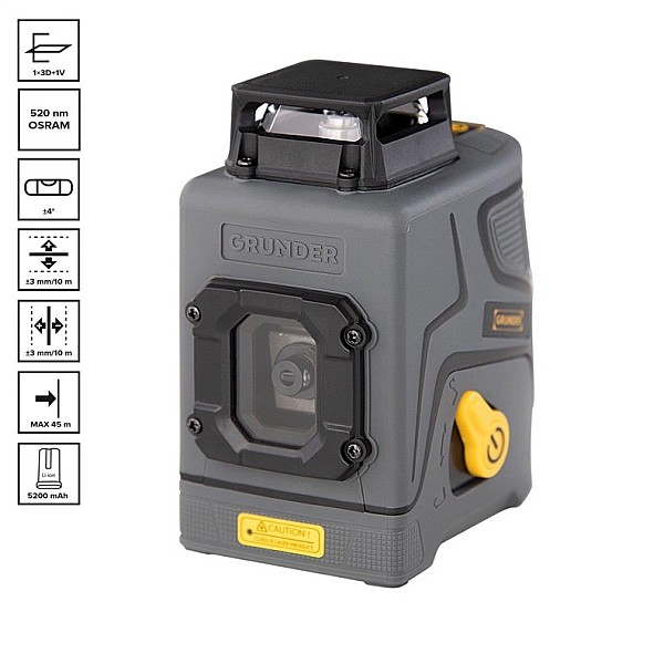 CORDLESS LASER LEVEL 1X3D+1V MTM330B