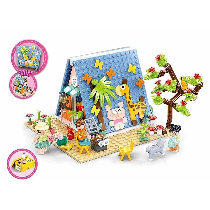 TOY CONSTRUCTOR CAMP 341PCS M38-B1088
