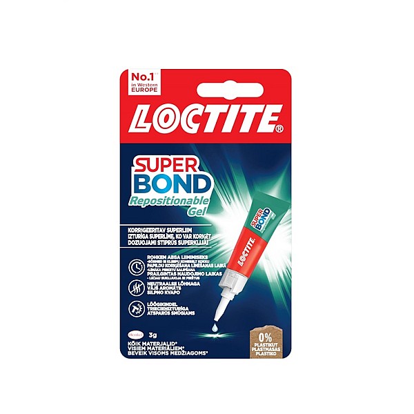 Līme kontakti Loctite Super Bond Pure Gel 3 g