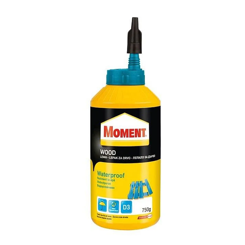 Klijai medienos Moment Wood Waterproof D3. 750 g Klijai medienos Moment Wood Waterproof D3. 750 g