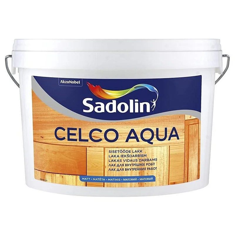Lakas Sadolin Celco Aqua 10. matinis. 2.5 l