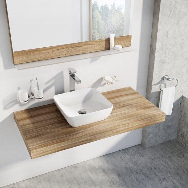 Washbasin Uni 380 S Slim ceramic white