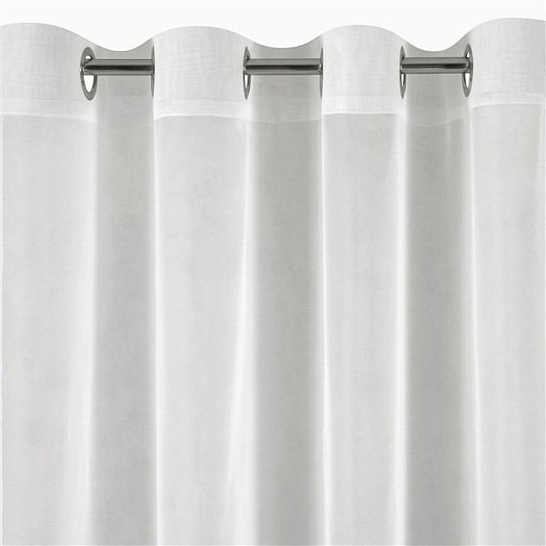 CURTAIN LUCY 140X250 CREAM RINGS D