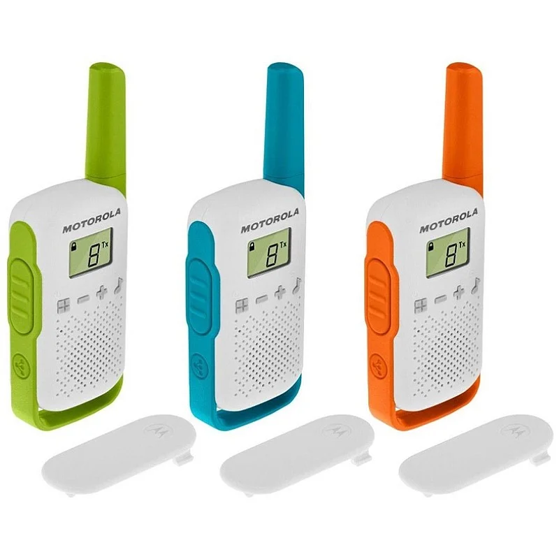Radijo stotelė Motorola T42 Mix Color 3-Pack