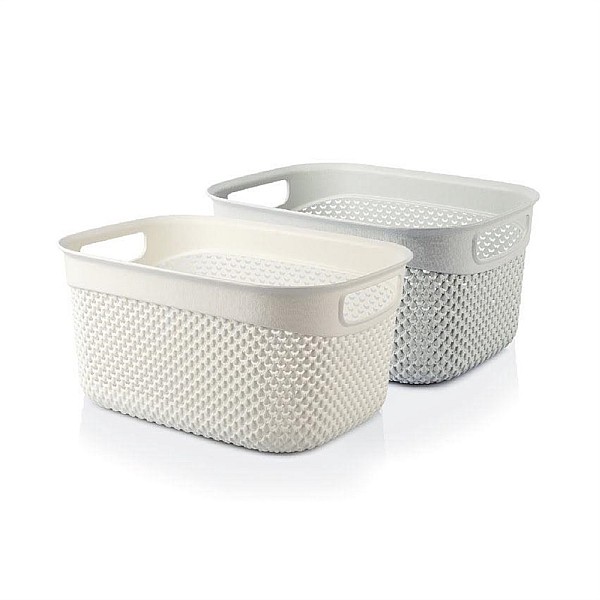 DROP DESIGN BASKET (29x21x15CM) 6.6L