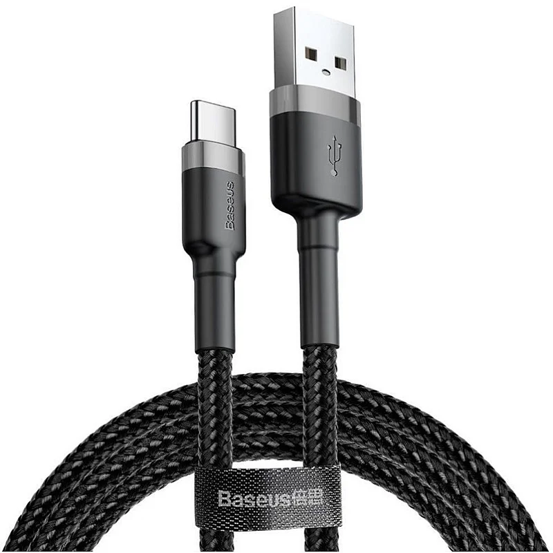 Kabelis BASEUS USB TypeA M. USB TypeC M. 2m. melns Kabelis BASEUS USB TypeA M. USB TypeC M. 2m. melns