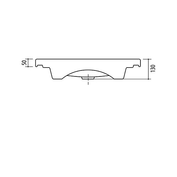 Praustuvė RIVA 63. 640×370 mm