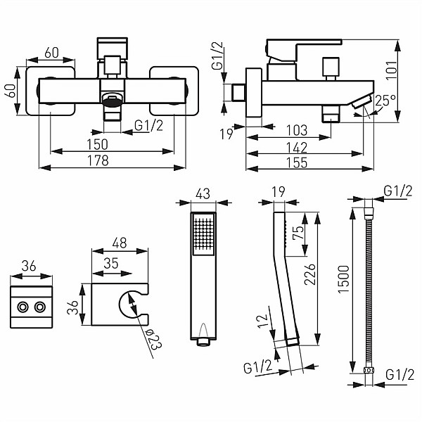 BATHROOM TAP ZICCO BZI11