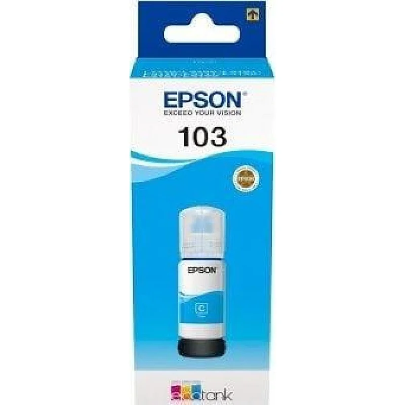 Epson 103 EcoTank Ink Bottle Cyan Epson 103 EcoTank Ink Bottle Cyan