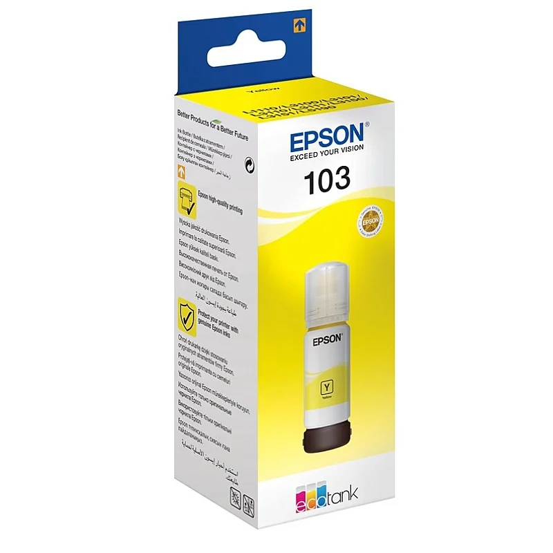 Epson 103 EcoTank Ink Bottle Yellow Epson 103 EcoTank Ink Bottle Yellow