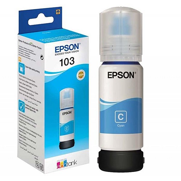 EPSON 103 ECOTANK CYAN INK BOTTLE